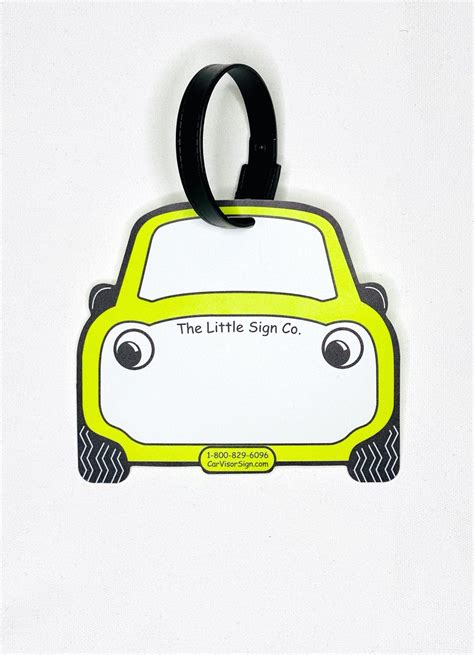 Car Rider Tag Design