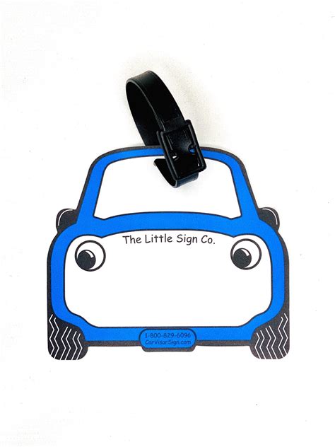 Car Rider Tag Templates