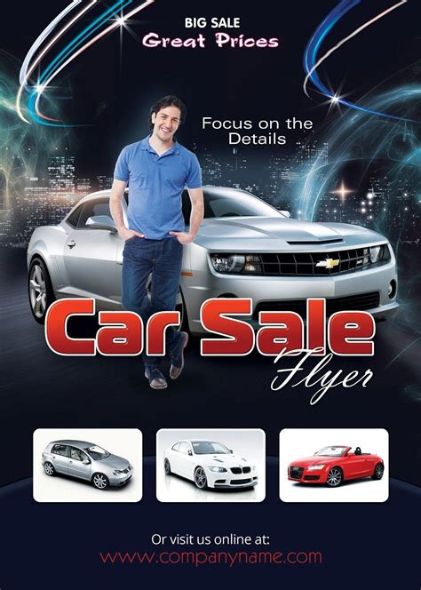 Car sale flyer template 10