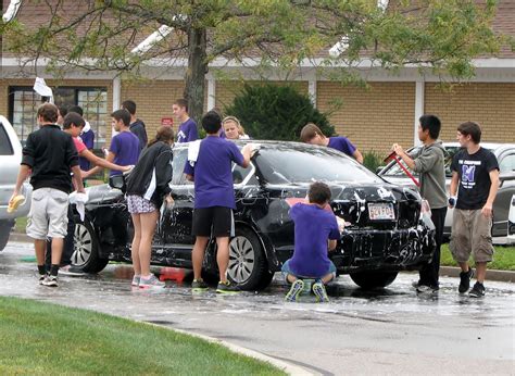 Car wash fundraiser success