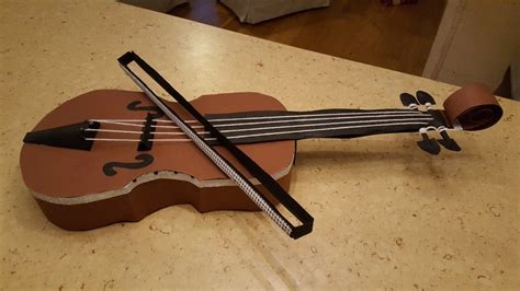 Cardboard Violin Education