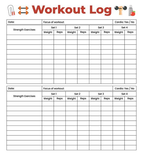 Cardio Workout Template