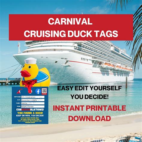 Carnival Cruise Duck Tag 2