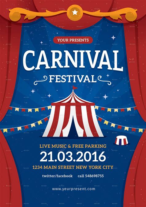 Carnival Festival Flyers