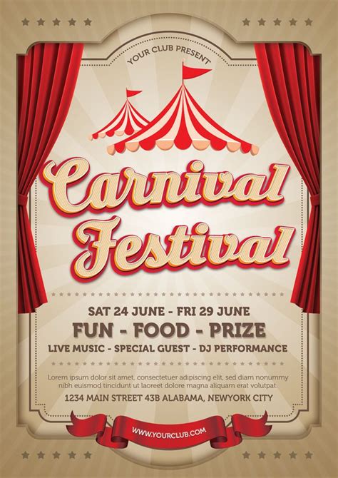 Carnival Flyer Templates