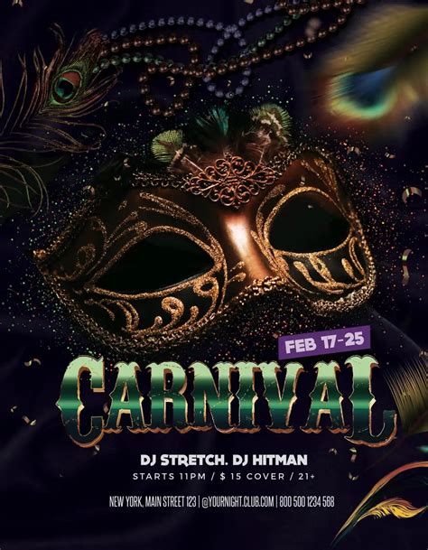 Carnival Party Flyers