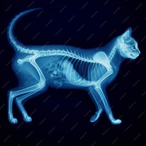 X-ray Image of a Cat