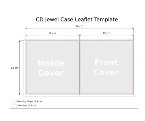 CD Jewel Case Template Examples