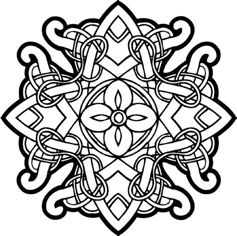 Celtic coloring pages for adults