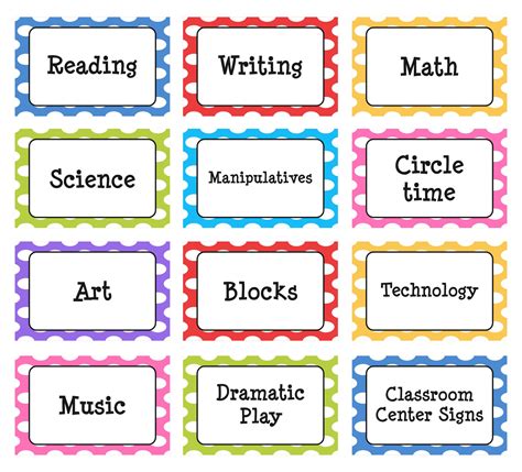 Description of Center Sign Ideas