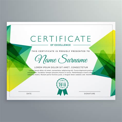 Certificate Templates Design