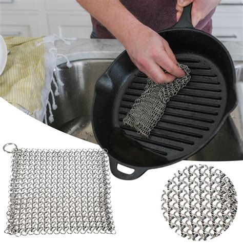 Chain Mail Scrubber Cleaning Solution