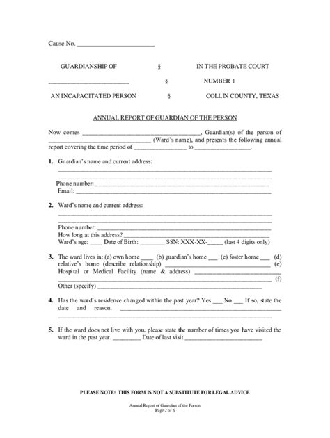 Challenges in Completing Texas Guardianship Forms