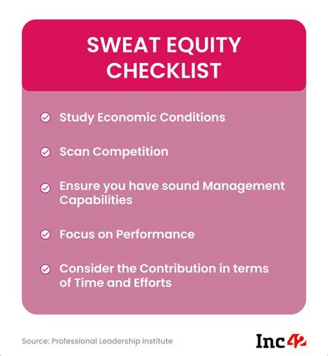 Challenges in Sweat Equity Agreements