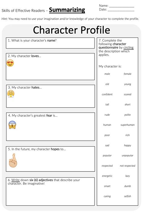 Character Creation for Percy Jackson