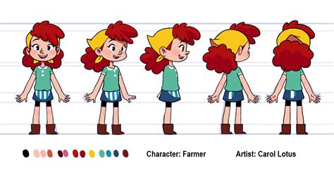 Character turnaround is the process of transforming a character from one state to another