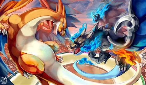 Charizard Battle Scene