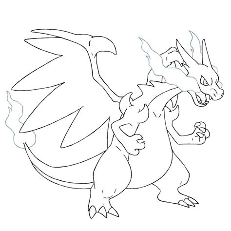 Charizard Flying Coloring Page