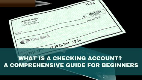 Checking Account Template