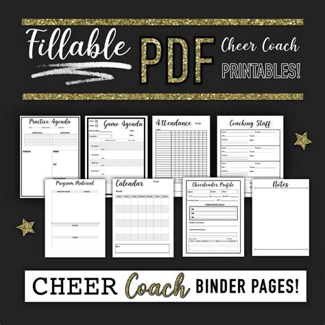 Cheer Coach Printables 1