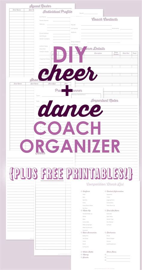 Cheer Coach Printables 5