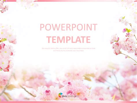 Cherry Blossom PPT Template