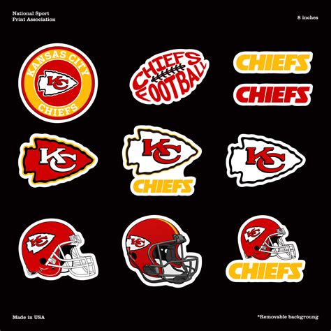 Kansas City Chiefs stickers and decals