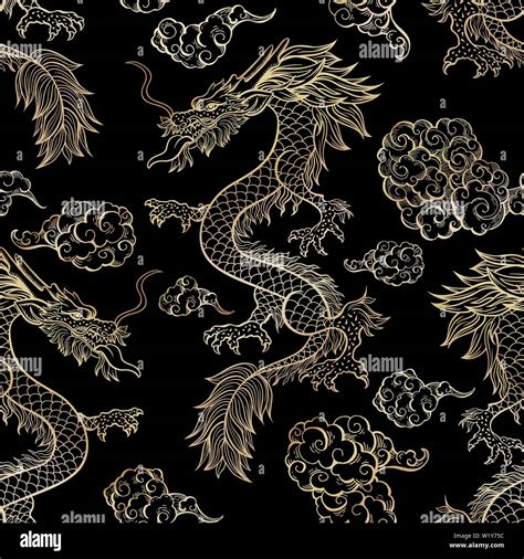 Chinese Dragon Decoupage