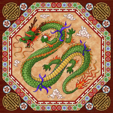 Chinese Dragon Painting