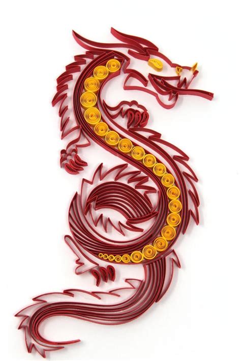 Chinese Dragon Quilling