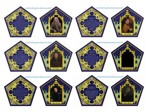 Chocolate Frog Cards Inspiration