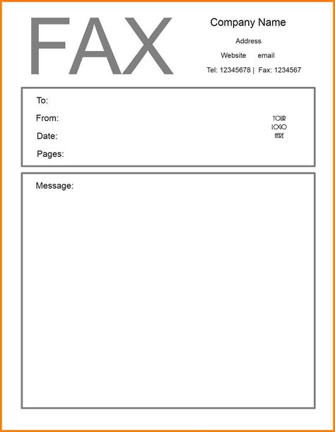 Choosing fax cover letter template