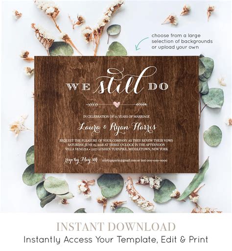 Choosing Wedding Renewal Invitation Templates