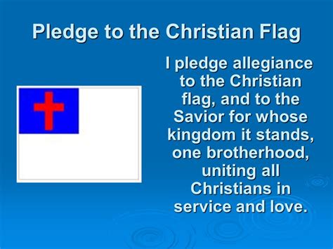 Christian Flag Pledge Image 4