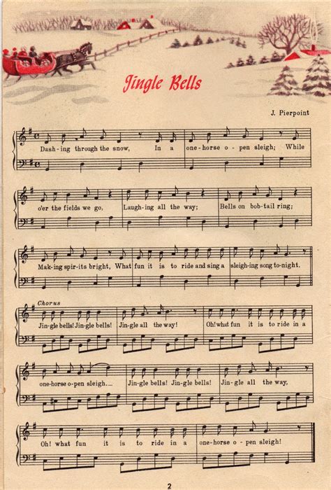 Christmas Carol Sheet Music