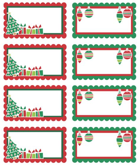 Description of Christmas Label Templates for Decor