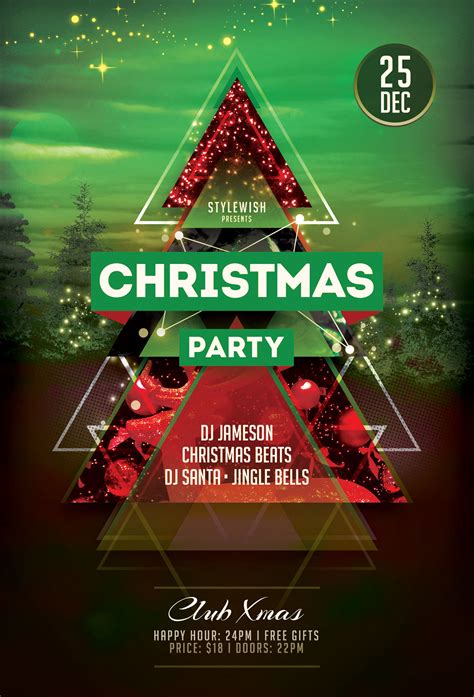 Christmas Party Flyer Template