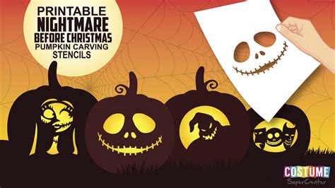 Christmas Pumpkin Carving Stencils Printable