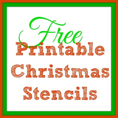 Christmas Stencils Templates