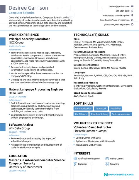 Chronological Resume