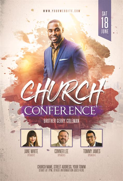 Description of Church Flyer Template 3