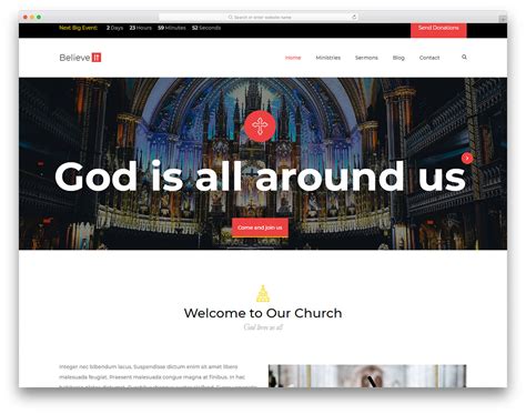 Church Website Templates