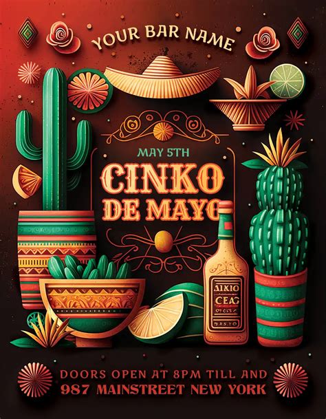 Cinco de Mayo Flyer Template