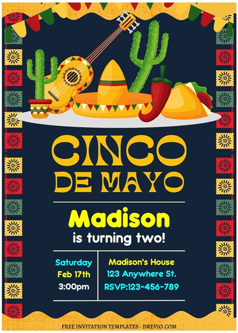 Cinco de Mayo Party Invitation Template