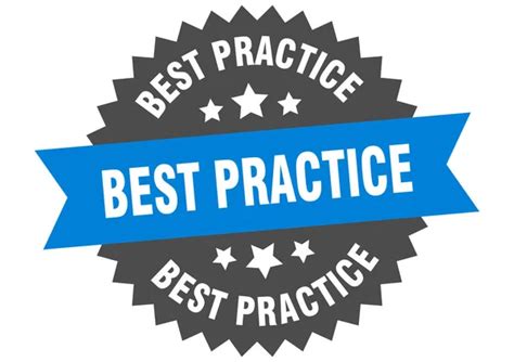 Description of Circle Label Best Practices