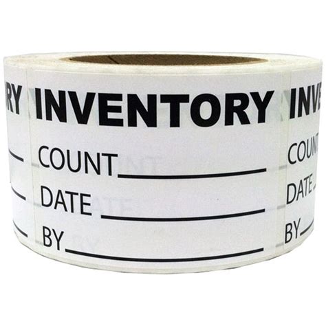 Circle Labels for Inventory Management