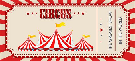 Circus Ticket Design Elements