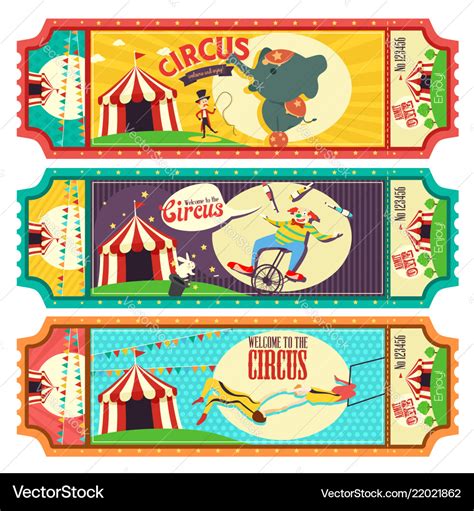 Circus Ticket Design