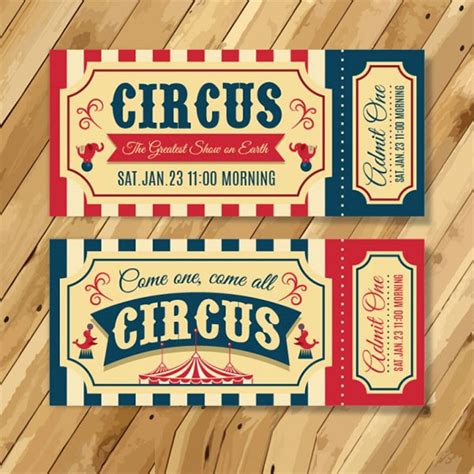 Circus Ticket Examples