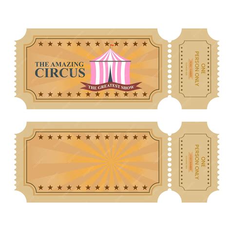 Circus Ticket Inspiration